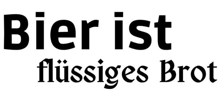 Bier ist flüssiges Brot