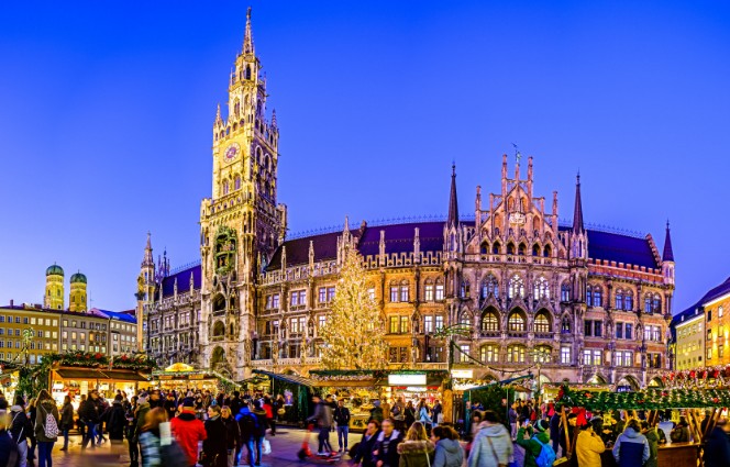 Christkindlmarkt auf dem Marienplatz