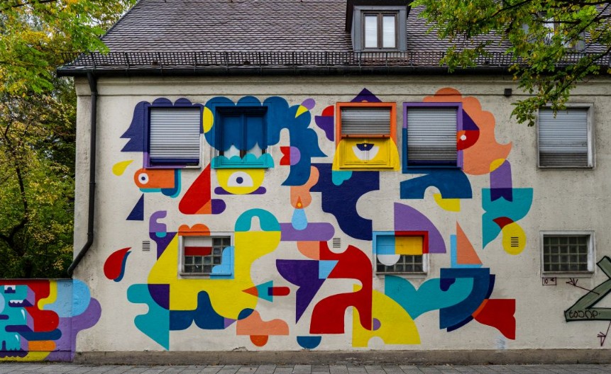 Street Art an der Neumarkter Straße – Teil des Munich Art Districts